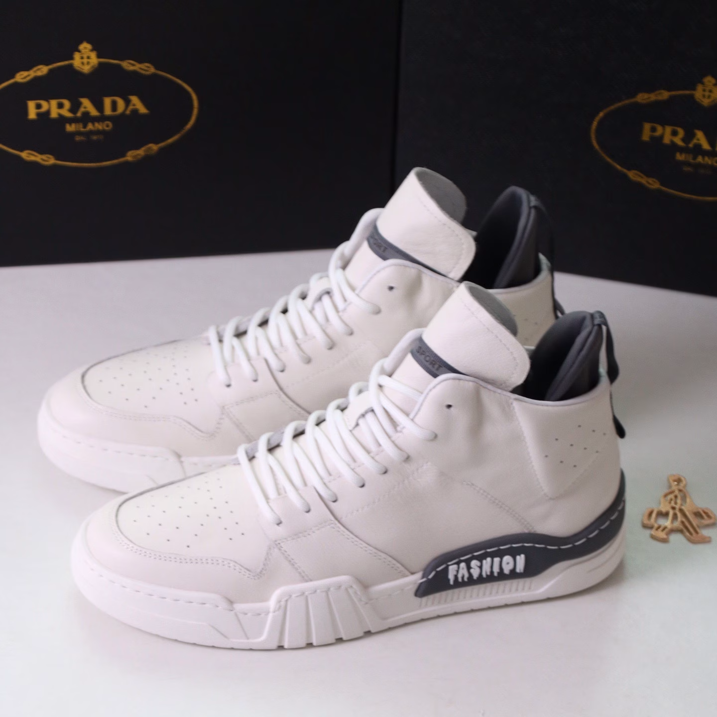 2 PRADA simple and stylish casual shoes - Image 1