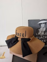 Gucci Fine Wheat Straw Fisherman Bucket Hat - Image 3