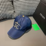 Prada New-Style Gold Thread Embroidered Baseball Cap - Image 3