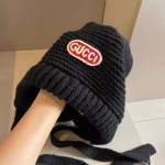 Gucci New Style Knitted Ear-Flap Hat - Image 2