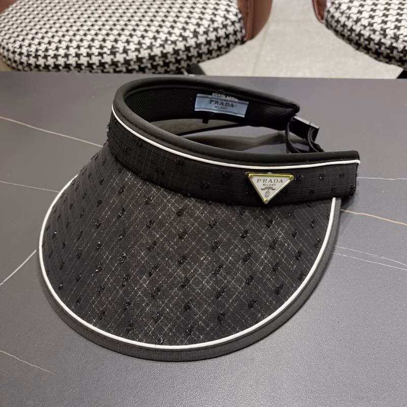 2 2024 Summer New Prada Visor Cap - Image 1