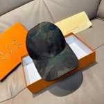 LV Louis Vuitton Camouflage Baseball Cap