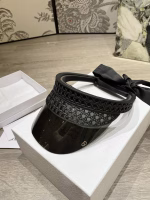 Dior 3D Rattan Woven Visor Hat - Image 2