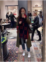 Gucci Wool and Silk Blend Scarf - Image 4