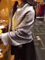 LV Classic Monogram Hidden Pattern Jacquard Square Scarf / Scarf / Silk Scarf - Image 9