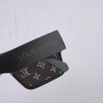 LV Louis Vuitton Monogram Noir Square Sunglasses with Thick Temples (Replica Version) - Image 5