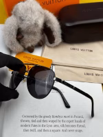 2025 New LV Louis Vuitton Aviator-Frame Sunglasses - Image 7