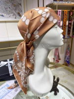 Chanel New Silk Square Scarf with Pearl Jewelry Print (In-Sync with Counter Releases) - Image 4