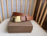 Burberry Men's Belt with Equestrian Knight Buckle - Image 4