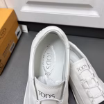 TOD'S New Collection Men's Leather Lace-Up Casual Sneakers - Image 7