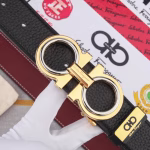 Ferragamo Original Order Men's Cowhide Belt - Image 3