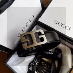 Gucci Hollowed-Out Automatic Snap Buckle Belt