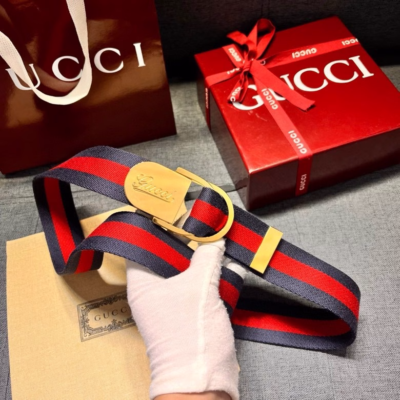 2 Gucci Men's Canvas Belt - Image 1