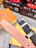 Goddess Tod's Belt with Distressed Brass Hardware - Image 7