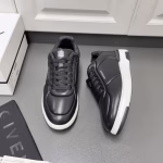 Givenchy Wing Series Low-Top Casual Athletic Sneakers (Black and White Colors)