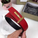 Tom Ford New Arrival: 3.8cm Wide Eyelet Belt