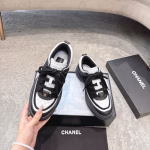CHANEL Fall/Winter 2025B New Release: Grained Calfskin Lace-Up Sneakers - Image 4