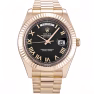 Replica Rolex Day-Date II 41mm Black Dial 218235