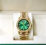 Rolex Day-Date 118238 Yellow Gold Green Dial Replica - Image 2