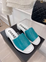 Chanel 2022 Spring/Summer New Double C Resort Slides - Image 7