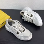 FENDI Force Lace-Up Retro Low-Top Shoes - Image 3