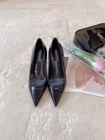 Christian Louboutin 2023 Black Red-Soled Banana Heel Pumps - Image 6