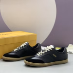 Fendi Couple's Low-Top Lace-Up Casual Shoes (Black) - Image 2