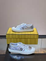 Fendi Domino Collection Couple's Casual Sports Shoes - Image 4