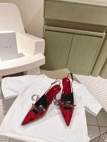 Dior Spring-Summer New Vintage Embroidered High-Heel Shoes - Image 3