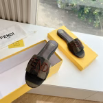 Fendi Runway Highlight Series Woven Slippers