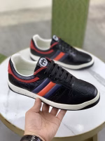 GUCCI High-Top Calfskin Perforated Series Casual Shoes - Image 3