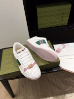 Gucci New Screener Distressed Sneakers - Image 3