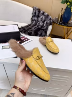 Gucci Fur Slippers - Image 3