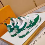 LV Louis Vuitton Couple's Skate Shoes - Image 5