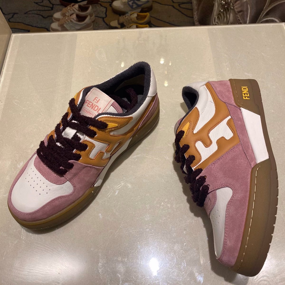 2022 Latest Fendi Match Sports Shoes - Couple Style - Image 1