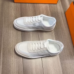 Hermès men's casual shoes with H totem canvas - Image 3