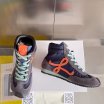 LOEWE 2025 Latest Runway High-Top Casual Sneakers - Image 3