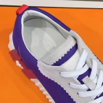 Hermès Dert Knit Calfskin Sneakers - Image 5