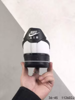 Nike All-White Air Force with Broken Swoosh Shoes - Image 7