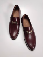 Hermès Formal Soft-Soled Business Leather Shoes - Image 3