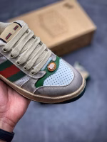 Gucci Classic Prototype Retro Versatile Distressed Dad Sneakers - Image 5