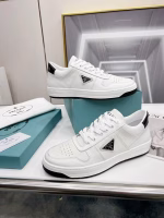 Prada 2022 Early Spring New Triangle Logo Perforated Sneakers/Skate Shoes - Image 3