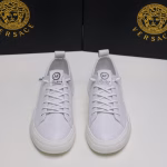 Versace cowhide embossed all-season casual shoes