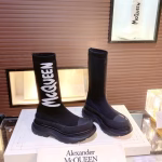 Alexander McQueen 2022 Early Autumn Flyknit Sock Boots