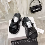 Givenchy Marshmallow Platform Wedge Slippers