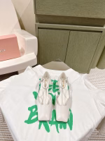 Miu Miu 2024 Early Spring New Square-Toe Mary Jane Sandals - Image 3