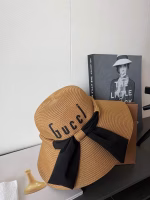 Gucci Fine Wheat Straw Fisherman Bucket Hat - Image 2