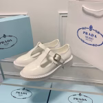 Prada 2022 Spring/Summer Hit Leather Shoes - Image 4