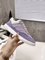 Chanel 2022 Early Spring Macaron Quilted Suede Sneakers - Image 6
