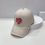 LV New Baseball Cap with Embroidered Letter Patches - Image 9